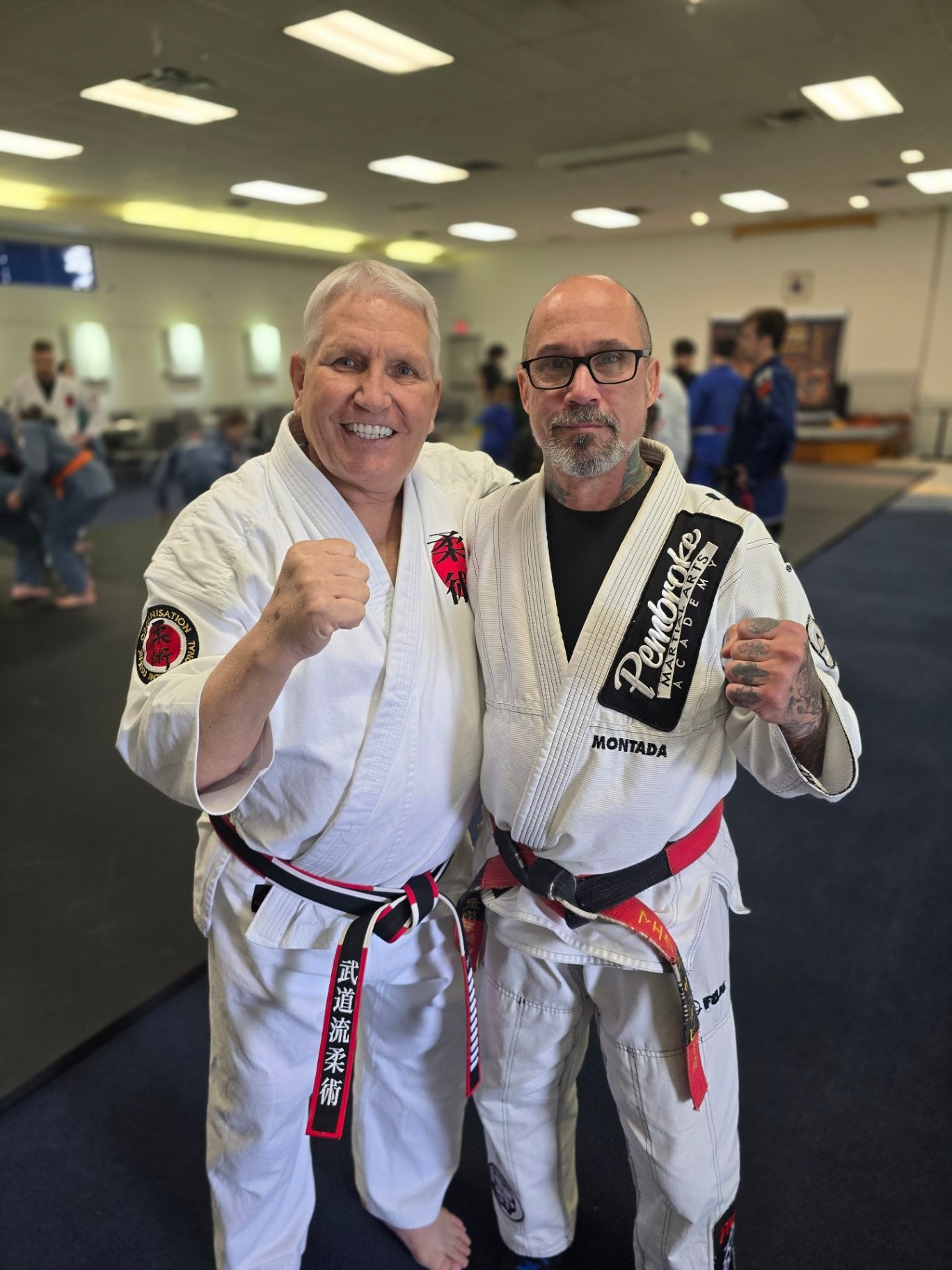 Soke Panneton avec un instructeur affilié